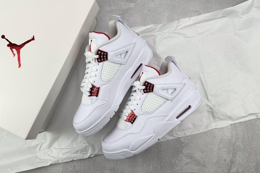 Jordan Air Jordan 4 white university red 白红